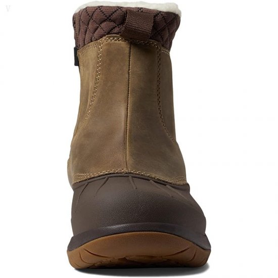 L.L.Bean Storm Chaser Boots Zip 5 Taupe/Bean Boot Brown ID-AUKqcvzP