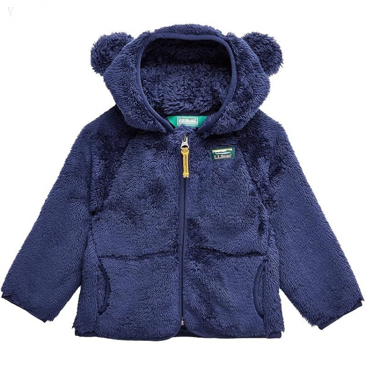 L.L.Bean Hi-Pile Fleece Jacket (Toddler) Bright Navy ID-R7NBuv3Y - Click Image to Close