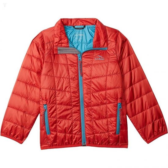 L.L.Bean PrimaLoft Packaway Jacket (Little Kids) Orange Red ID-2xfP5pCo