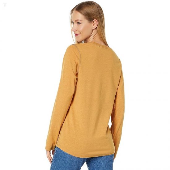 L.L.Bean Insect Shield Field Tee Long Sleeve Dark Amber ID-nJ2sYPMD