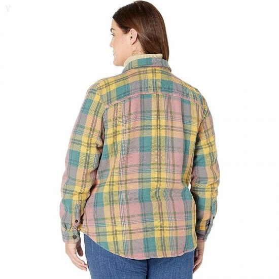 L.L.Bean Plus Size The 1912 Overshirt Long Sleeve Washed Orchid ID-aaYm6iWL