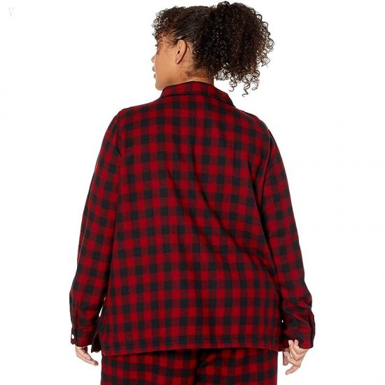 L.L.Bean Plus Size Scotch Plaid Flannel Pajamas Plaid Rob Roy ID-aYx04oLw