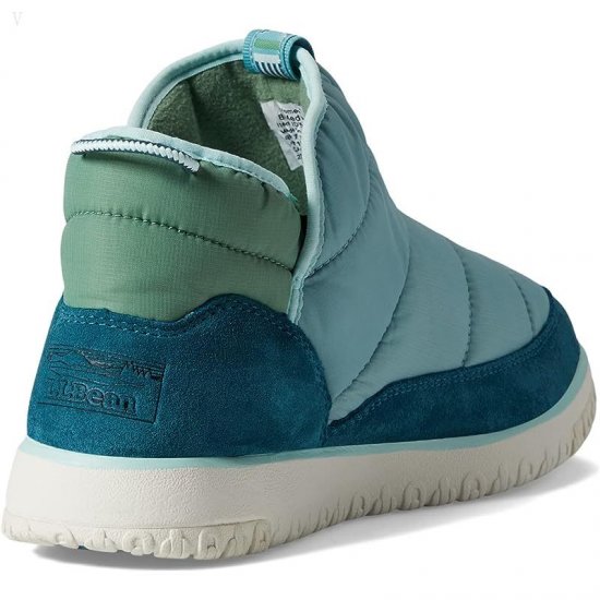 L.L.Bean Mountain Classic Quilted Bootie Deep Turquoise/Ocean Teal ID-2C1wRvbB