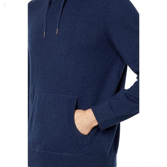 L.L.Bean Wicked Soft Cotton Cashmere Hoodie Classic Navy ID-GllUwemw