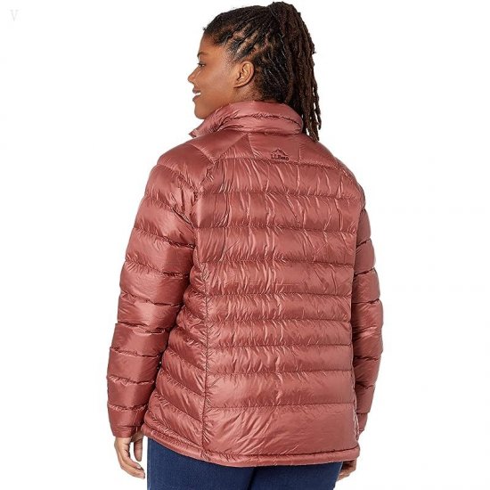 L.L.Bean Plus Size Ultralight 850 Down Jacket Rosewood ID-n3ZirkP6