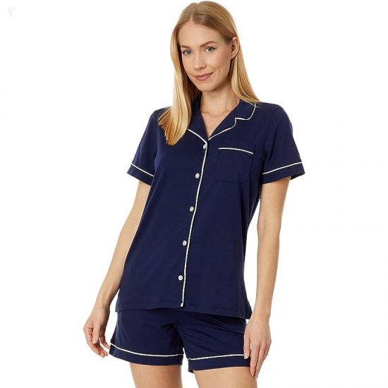 L.L.Bean Super Soft Shrink-Free Shorts Set Bright Navy ID-XqakZYCg