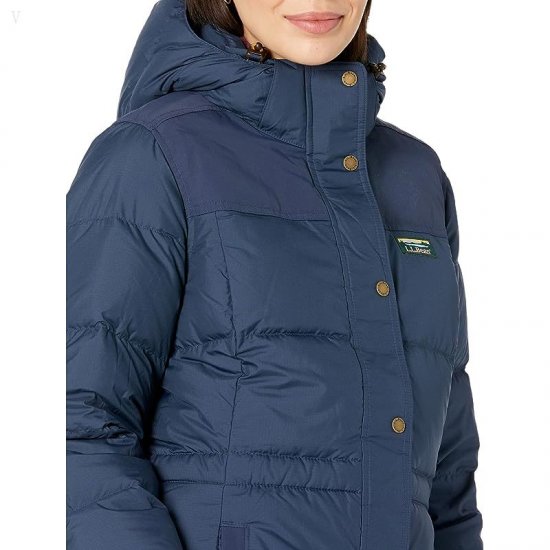 L.L.Bean Mountain Classic Down Parka Nautical Navy ID-lnrjSYfW