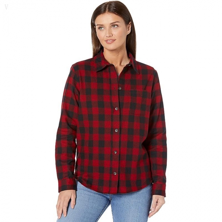 L.L.Bean Petite Scotch Plaid Shirt Rob Roy ID-MP4glMQF - Click Image to Close