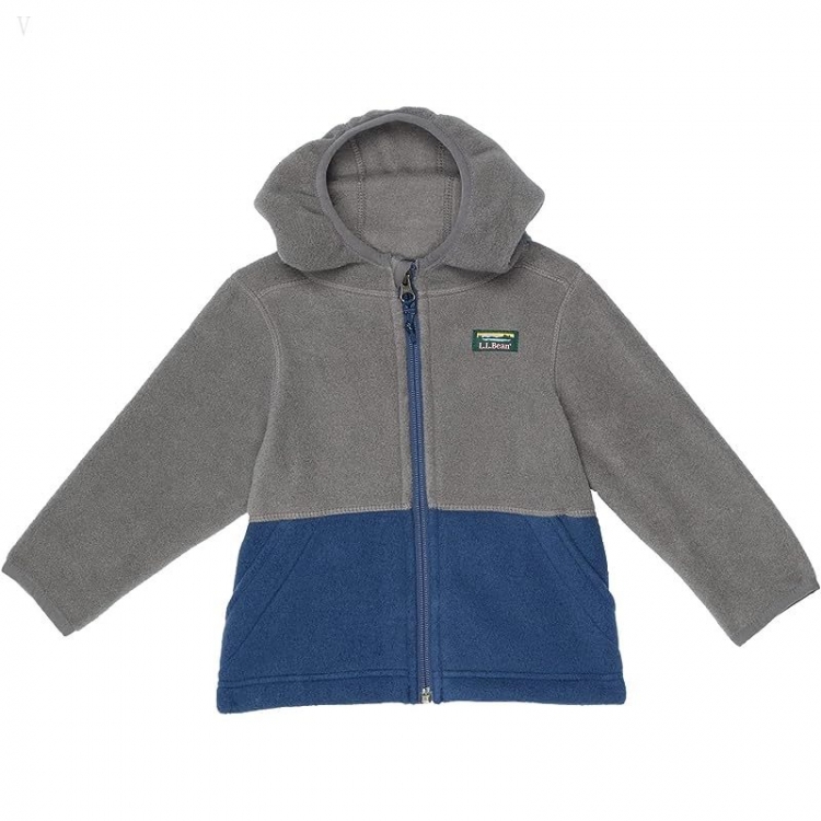 L.L.Bean Mountain Classic Fleece (Infant) Graphite/Mariner Blue ID-d25jhknf - Click Image to Close