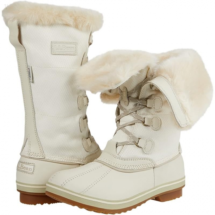 L.L.Bean Rangeley Pac Boot Tall Water Resistant Insulated Paperwhite ID-cVQzuQxY - Click Image to Close