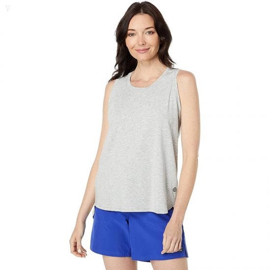 L.L.Bean Beyond Soft Tank Light Gray Heather ID-imF70cXW