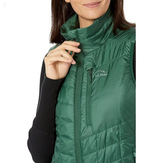 L.L.Bean Primaloft Packaway Vest Camp Green ID-6y9vOQyK