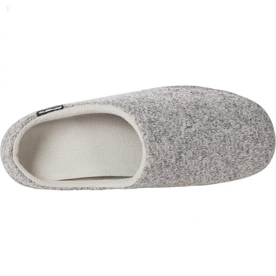 L.L.Bean Sweater Fleece Slipper Scuff II Gray Heather ID-pAmNAHnv