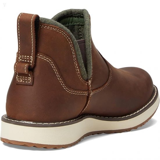 L.L.Bean Stonington Boot Plain Toe Pull-On Oakwood ID-ASGTDIHw