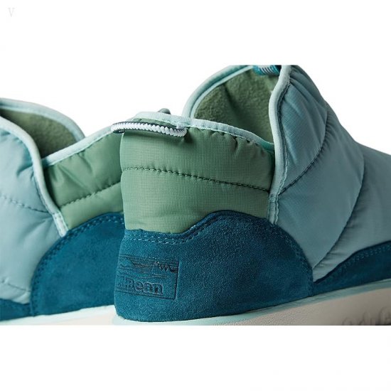 L.L.Bean Mountain Classic Quilted Bootie Deep Turquoise/Ocean Teal ID-2C1wRvbB