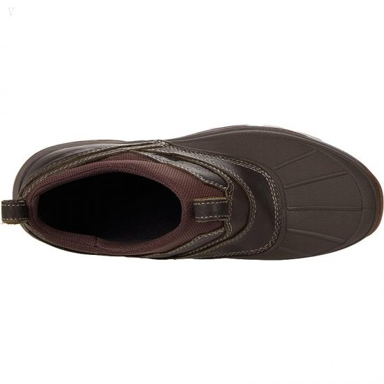 L.L.Bean Storm Chaser Slip On 5 Leather Dark Ash ID-PBeoJUcF