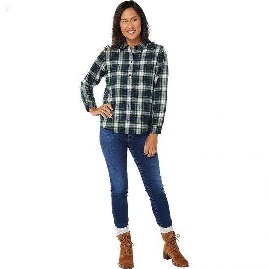 L.L.Bean Petite Scotch Plaid Shirt Dress Gordon ID-r4z9Vxzt