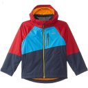 L.L.Bean Fleece Lined Color-Block 3-in-1 (Little Kids) Dark Red/Bold Aqua ID-yCwpBUZk