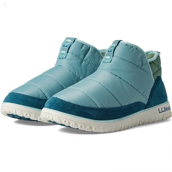 L.L.Bean Mountain Classic Quilted Bootie Deep Turquoise/Ocean Teal ID-2C1wRvbB