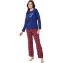 L.L.Bean Camp Pajama Set Deep Marine Blue ID-i44mOk5g