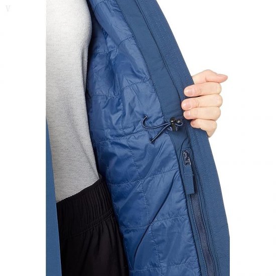 L.L.Bean Waterproof Primaloft Packaway 3/4 Coat Nautical Navy ID-jfFZb7Qg