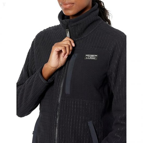 L.L.Bean Petite Mountain Classic Windproof Fleece Jacket Black ID-vHioMQeK