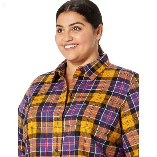 L.L.Bean Plus Size Scotch Plaid Shirt Ancient Culloden ID-9TyfwfcJ