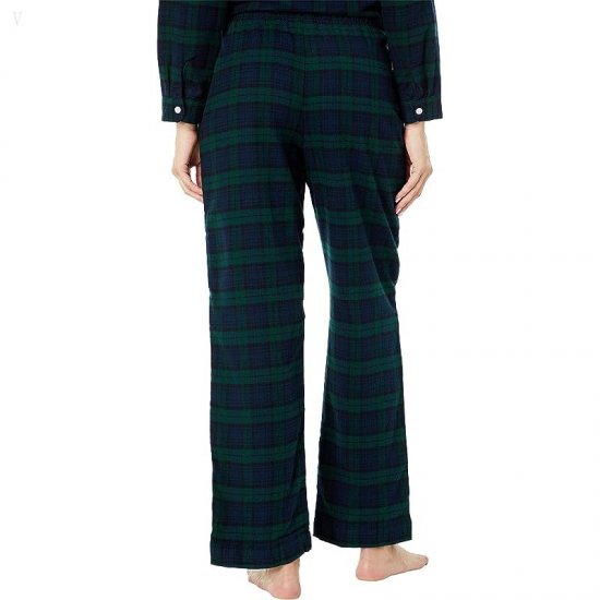 L.L.Bean Scotch Plaid Flannel Pajamas Plaid Black Watch ID-ywiJzyId