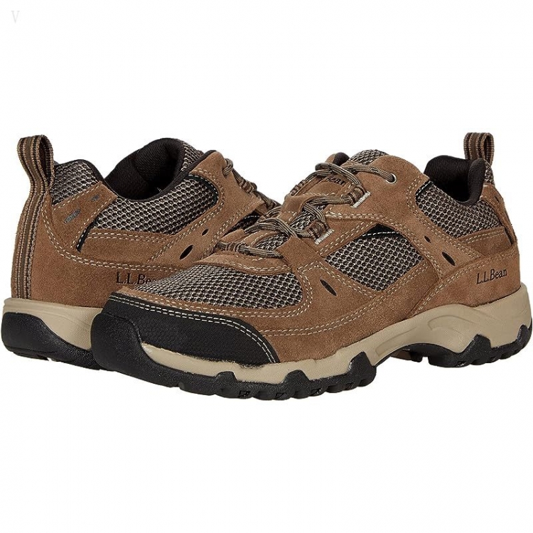 L.L.Bean Trail Model Hiker 4 Ventilated Low Dark Cement/Sable ID-T2Irmvc1 - Click Image to Close