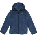 L.L.Bean Sherpa Fleece Hooded Jacket (Little Kids) Vintage Indigo/Carbon Navy ID-1m71Vp0g