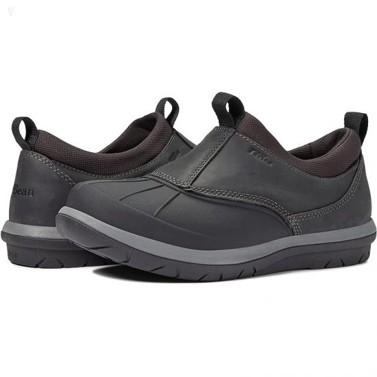 L.L.Bean Storm Chaser Shoe 5 Slip-On Black ID-xsgHWFmu