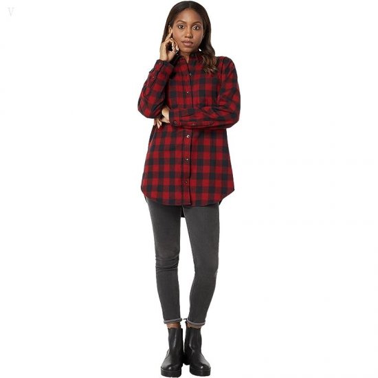 L.L.Bean Scotch Plaid Flannel Tunic Rob Roy ID-CfQ8te3A