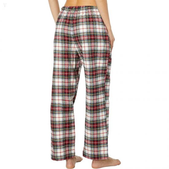 L.L.Bean Petite Scotch Plaid Flannel Pajamas Plaid Stewart Victoria Tartan ID-QGFRzHg3