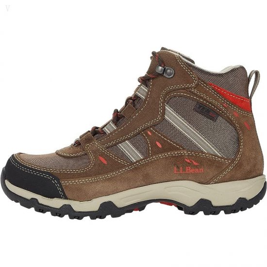 L.L.Bean Trail Model Hiker 4 Water Resistant Mid Dark Cement/Brown ID-z98vAuDY