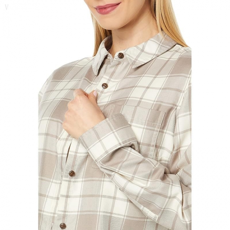 L.L.Bean Feather Soft Twill Shirt Long Sleeve Ledge ID-sxPMU8Rl - Click Image to Close