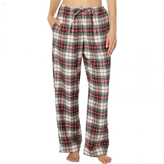 L.L.Bean Scotch Plaid Flannel Pajamas Plaid Stewart Victoria Tartan ID-VRniisTc