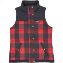 L.L.Bean Mountain Classic Down Vest Print Rich Red Buffalo Plaid ID-3JAnnOIX