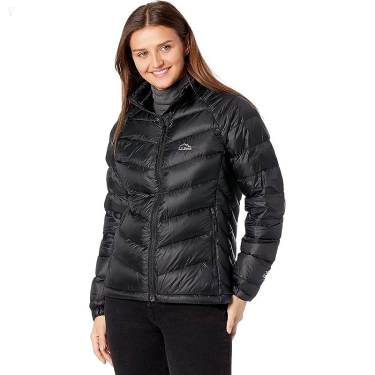 L.L.Bean Petite Ultralight 850 Down Jacket Black ID-Xm7gLBKw - Click Image to Close