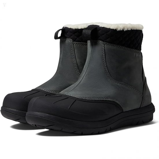 L.L.Bean Storm Chaser Boots Zip 5 Shale Gray/Black ID-uXwDdXN9