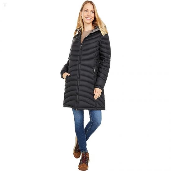 L.L.Bean Ultralight 850 Down Hooded Coat Black ID-ddB2Mm3Q