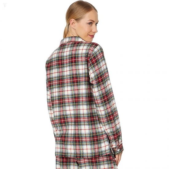 L.L.Bean Scotch Plaid Flannel Pajamas Plaid Stewart Victoria Tartan ID-VRniisTc