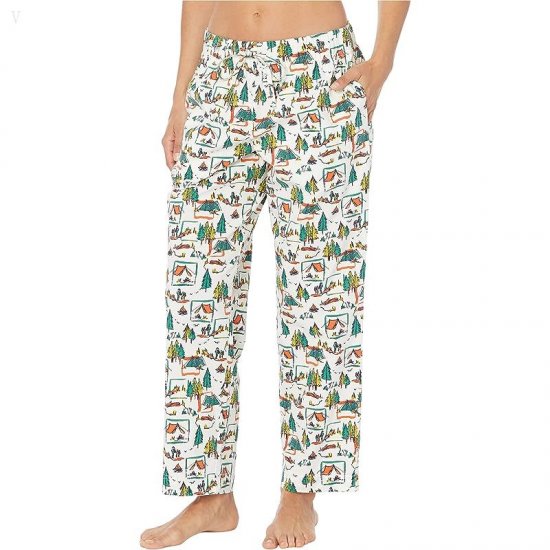 L.L.Bean Petite Springtime Sleep PJ Set Sailcloth Camp ID-KXmNDjjL