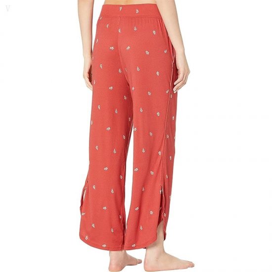 L.L.Bean Restore Sleep Pants Print Deep Coral Print ID-VCLMg2Or