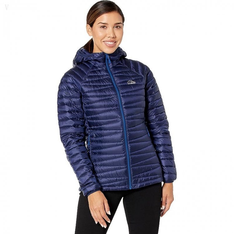 L.L.Bean Ultralight 850 Down Sweater Hooded Jacket Night ID-qMhLaTS5 - Click Image to Close