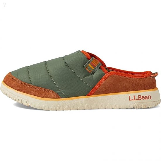 L.L.Bean Mountain Classic Quilted Slide Adobe/Deep Olive ID-5IExksET