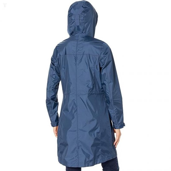 L.L.Bean Trail Model Raincoat Nautical Navy ID-pl1sEKRT