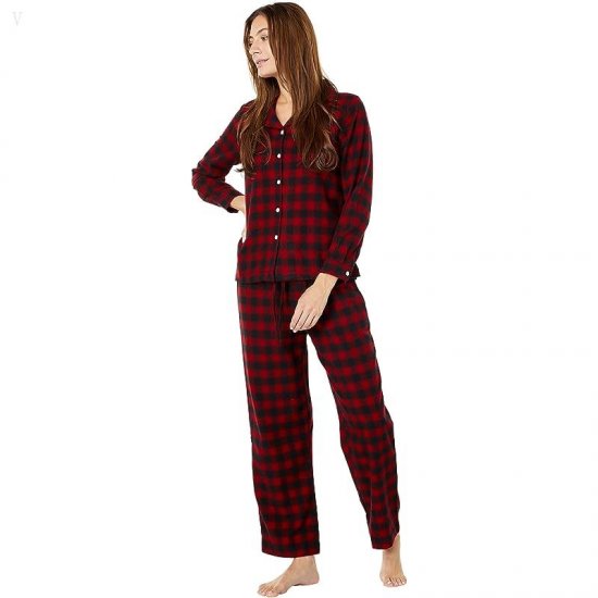 L.L.Bean Petite Scotch Plaid Flannel Pajamas Plaid Rob Roy ID-g7nmEgq7