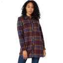 L.L.Bean Signature Chamois Tunic Pattern Bordeaux ID-d17kd05I