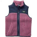 L.L.Bean Sherpa Fleece Vest (Toddler) Mauve Berry/Carbon Navy ID-QTZcjGCD