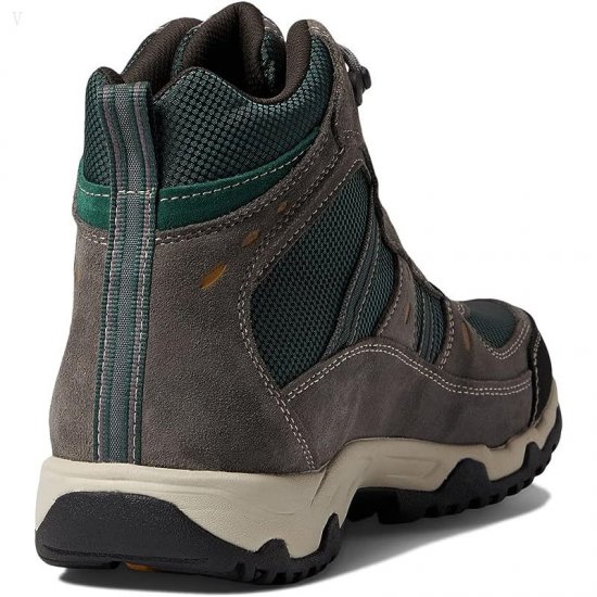 L.L.Bean Trail Model Hiker 4 Water Resistant Mid Asphalt/Black Forest Green ID-8lLBbfDn